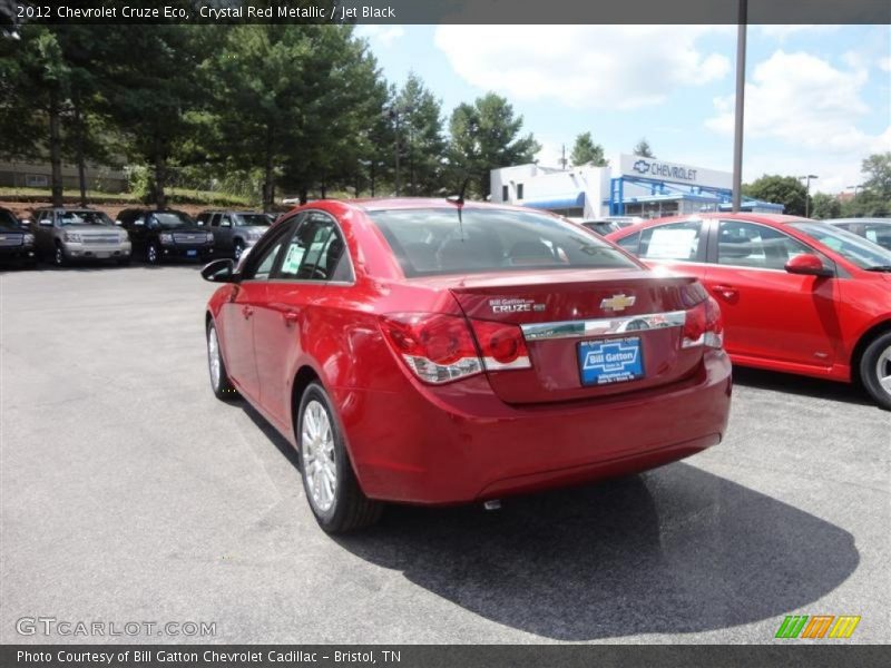 Crystal Red Metallic / Jet Black 2012 Chevrolet Cruze Eco