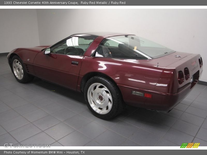 1993 Corvette 40th Anniversary Coupe Ruby Red Metallic