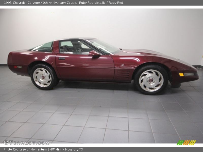 Ruby Red Metallic / Ruby Red 1993 Chevrolet Corvette 40th Anniversary Coupe