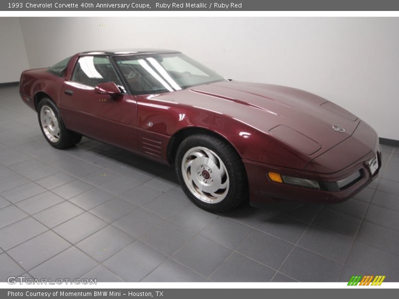 Ruby Red Metallic / Ruby Red 1993 Chevrolet Corvette 40th Anniversary Coupe
