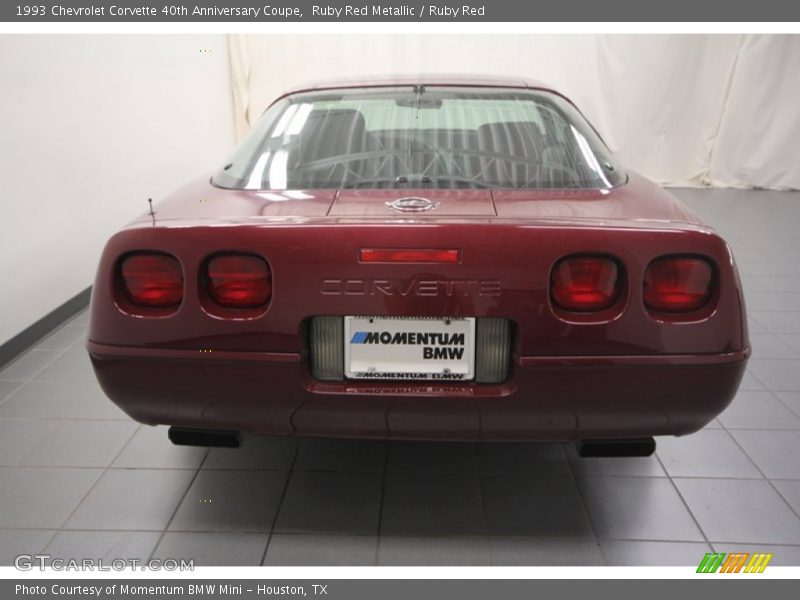 Ruby Red Metallic / Ruby Red 1993 Chevrolet Corvette 40th Anniversary Coupe