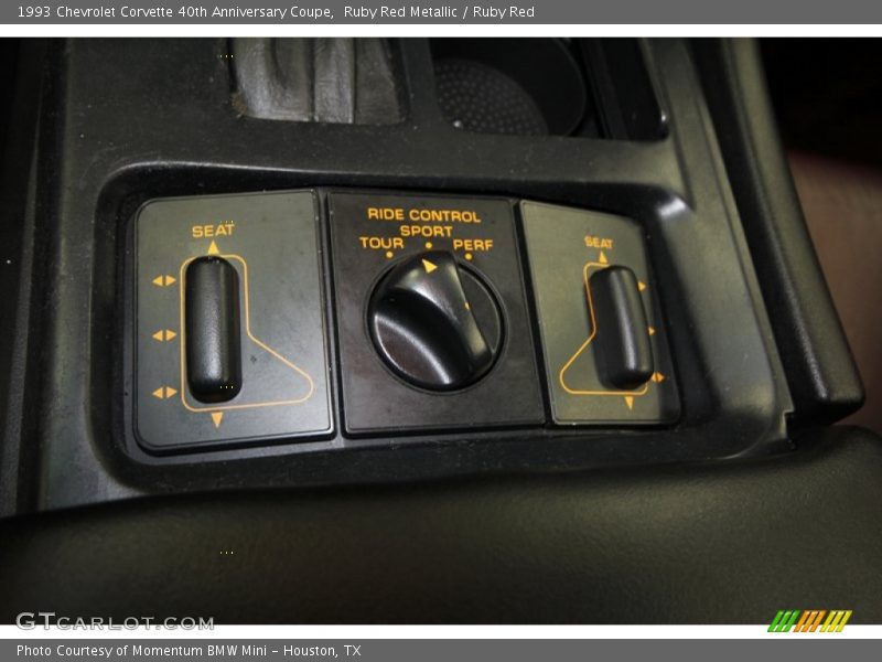 Controls of 1993 Corvette 40th Anniversary Coupe