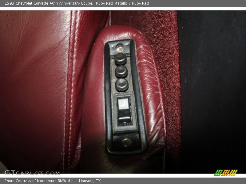Controls of 1993 Corvette 40th Anniversary Coupe