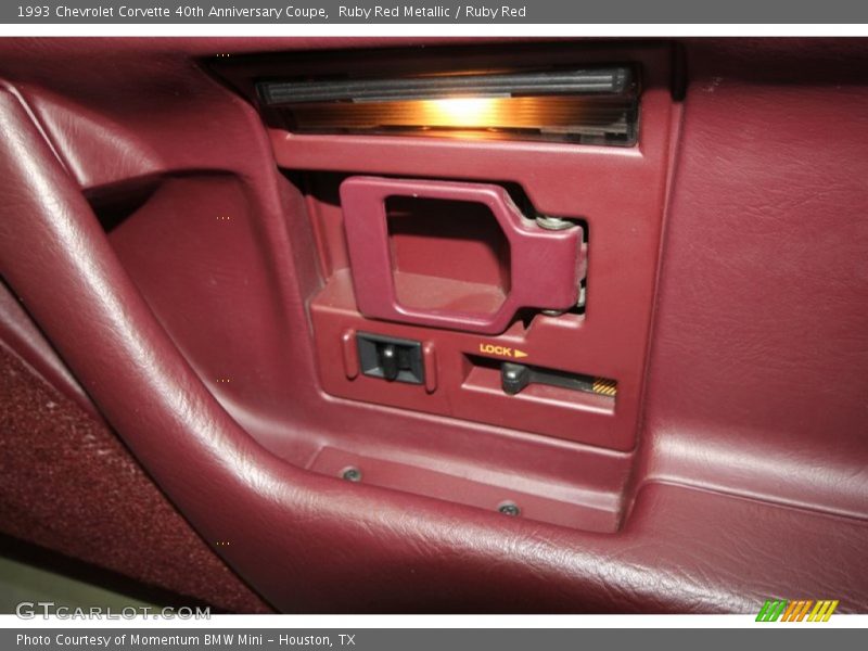 Controls of 1993 Corvette 40th Anniversary Coupe