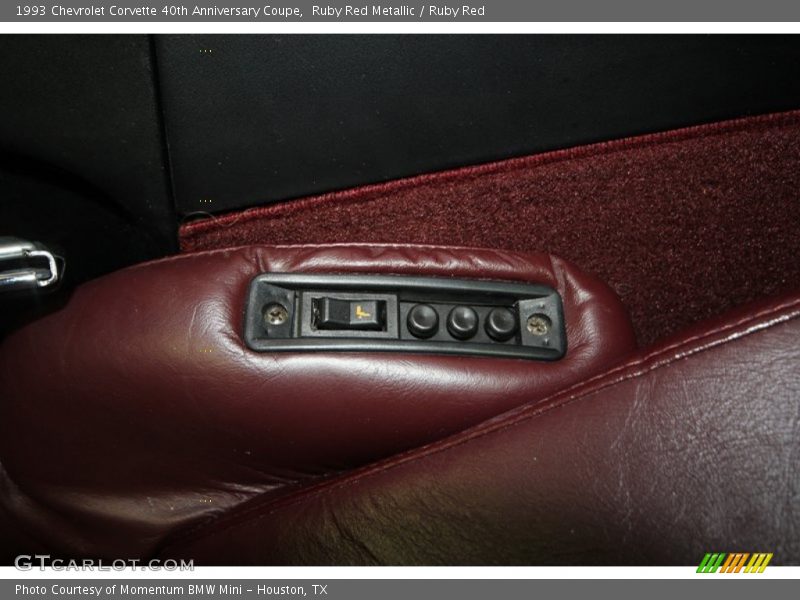 Controls of 1993 Corvette 40th Anniversary Coupe