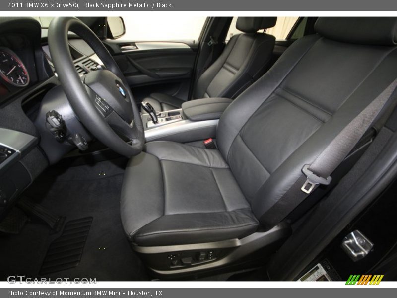 Black Sapphire Metallic / Black 2011 BMW X6 xDrive50i