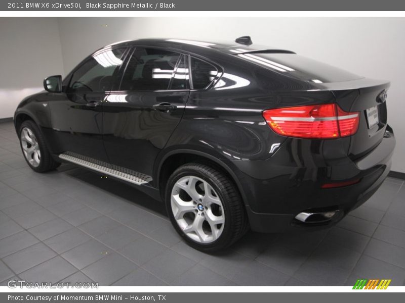 Black Sapphire Metallic / Black 2011 BMW X6 xDrive50i