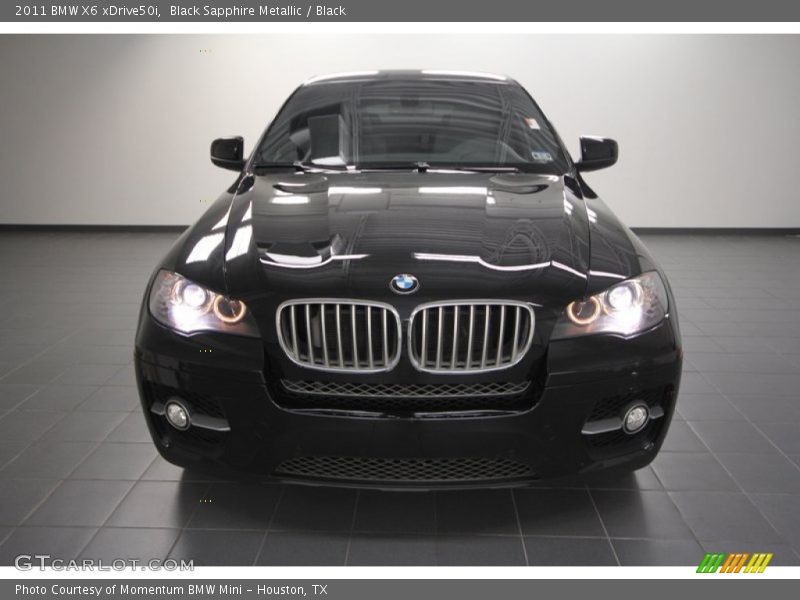 Black Sapphire Metallic / Black 2011 BMW X6 xDrive50i