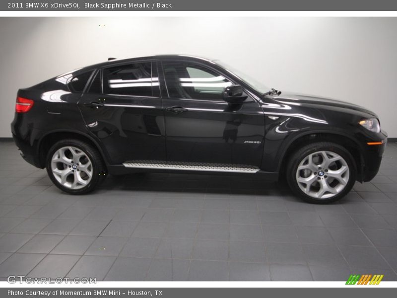 Black Sapphire Metallic / Black 2011 BMW X6 xDrive50i