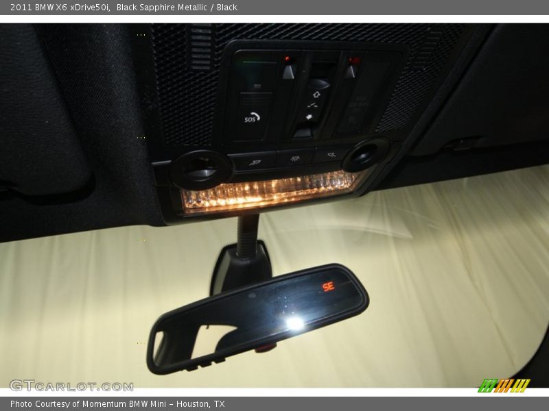 Black Sapphire Metallic / Black 2011 BMW X6 xDrive50i