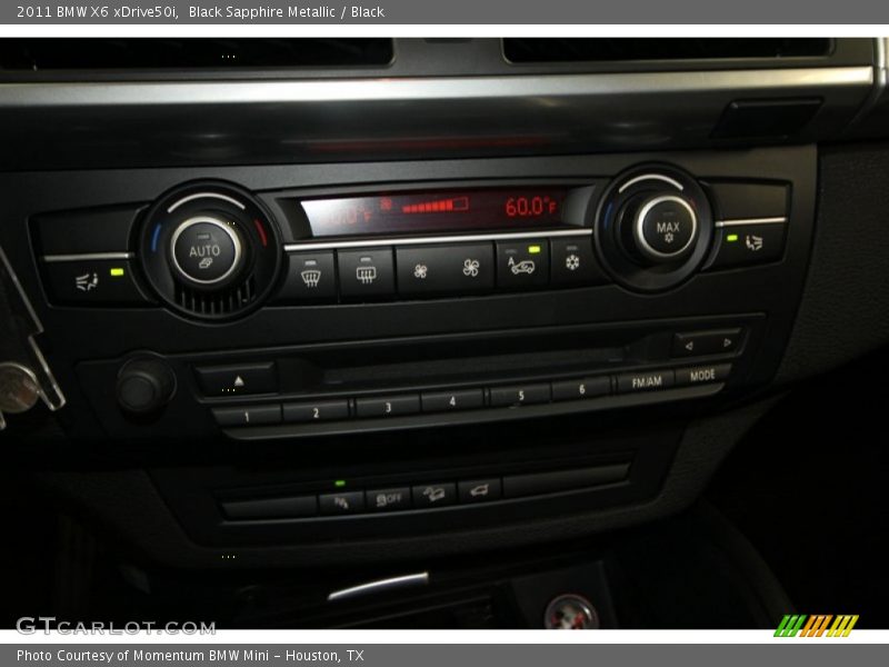 Black Sapphire Metallic / Black 2011 BMW X6 xDrive50i
