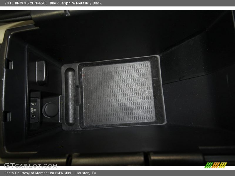 Black Sapphire Metallic / Black 2011 BMW X6 xDrive50i