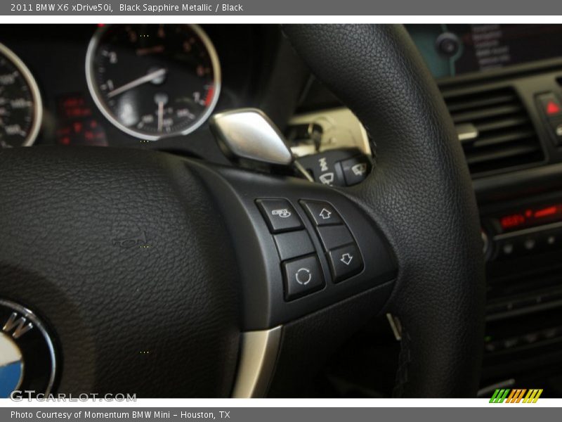 Black Sapphire Metallic / Black 2011 BMW X6 xDrive50i