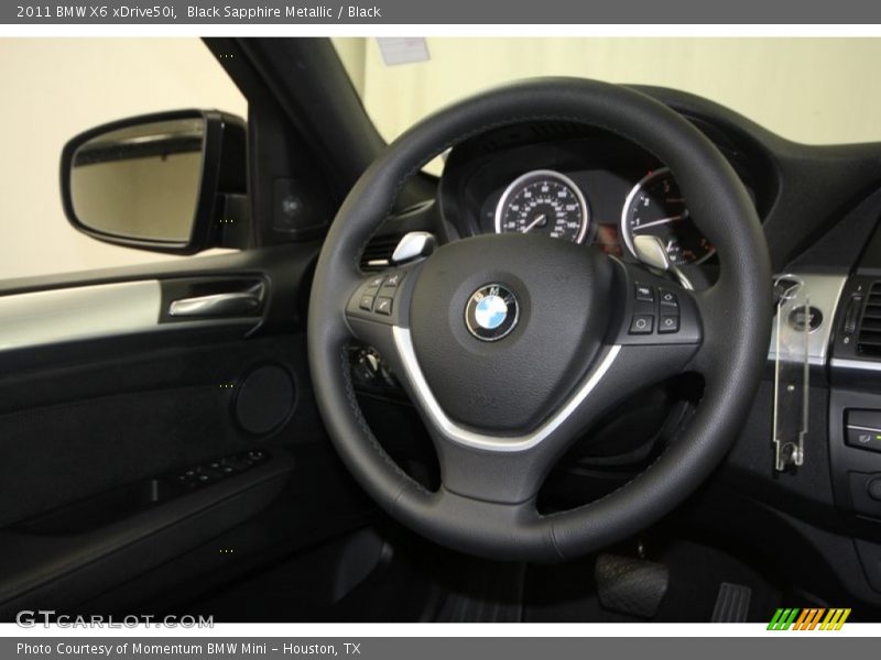 Black Sapphire Metallic / Black 2011 BMW X6 xDrive50i