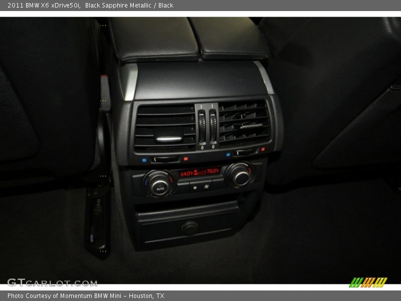 Black Sapphire Metallic / Black 2011 BMW X6 xDrive50i