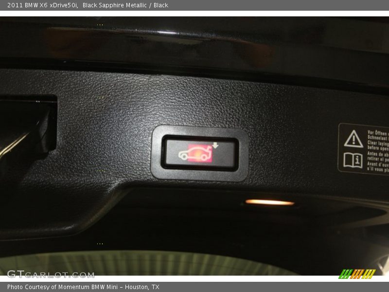 Black Sapphire Metallic / Black 2011 BMW X6 xDrive50i