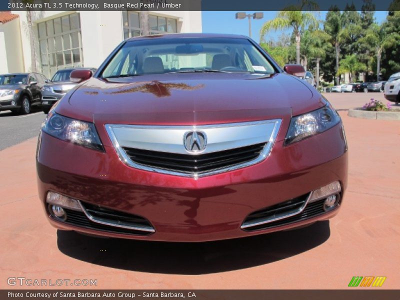 Basque Red Pearl / Umber 2012 Acura TL 3.5 Technology