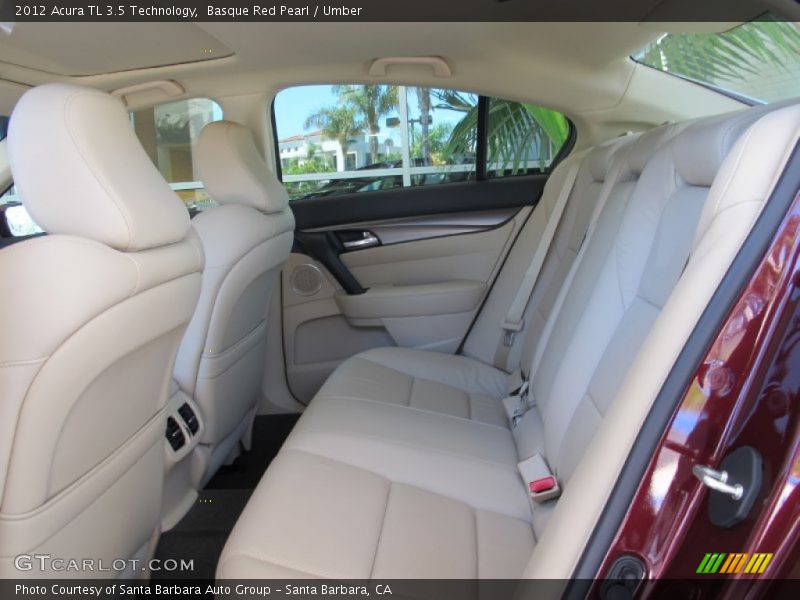 Basque Red Pearl / Umber 2012 Acura TL 3.5 Technology