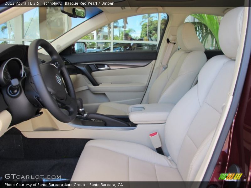 Basque Red Pearl / Umber 2012 Acura TL 3.5 Technology