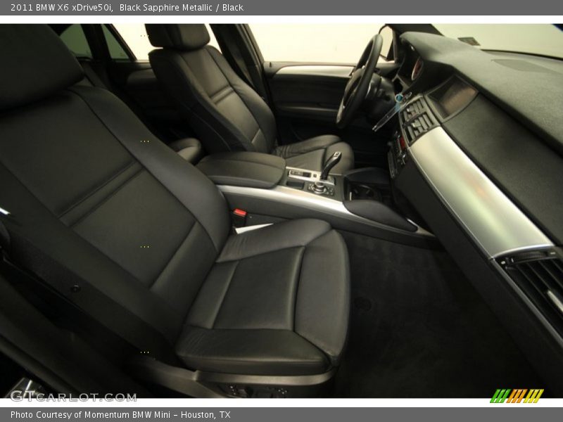 Black Sapphire Metallic / Black 2011 BMW X6 xDrive50i