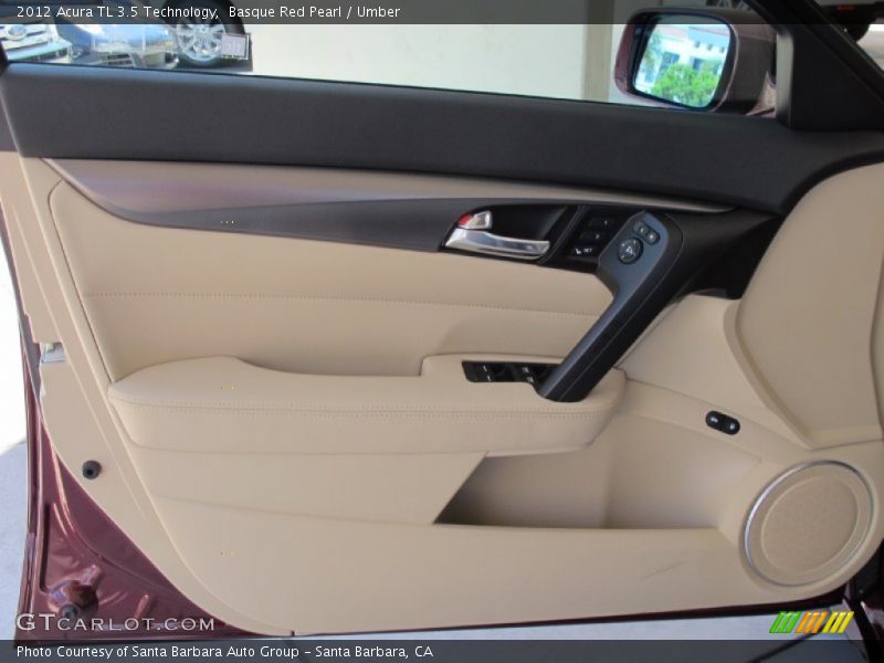 Basque Red Pearl / Umber 2012 Acura TL 3.5 Technology
