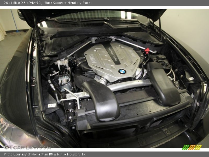 Black Sapphire Metallic / Black 2011 BMW X6 xDrive50i