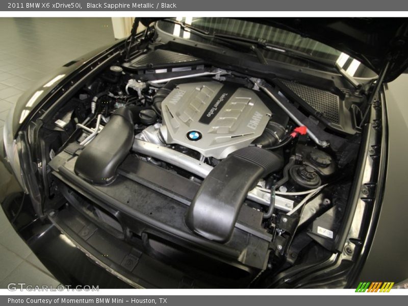 Black Sapphire Metallic / Black 2011 BMW X6 xDrive50i