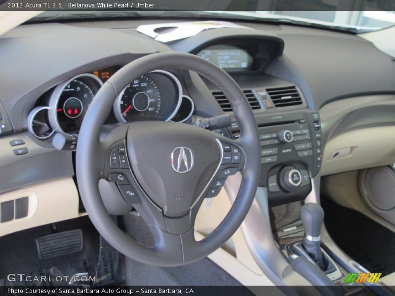 Bellanova White Pearl / Umber 2012 Acura TL 3.5
