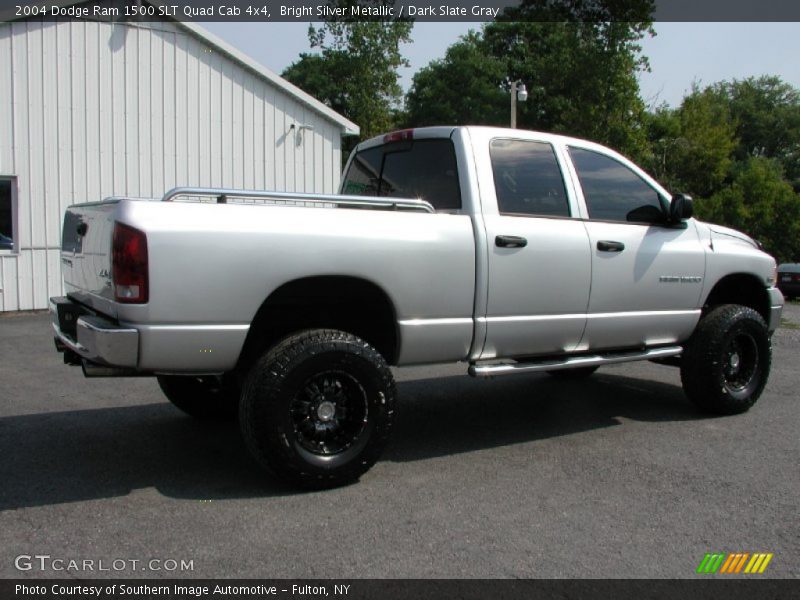 Bright Silver Metallic / Dark Slate Gray 2004 Dodge Ram 1500 SLT Quad Cab 4x4