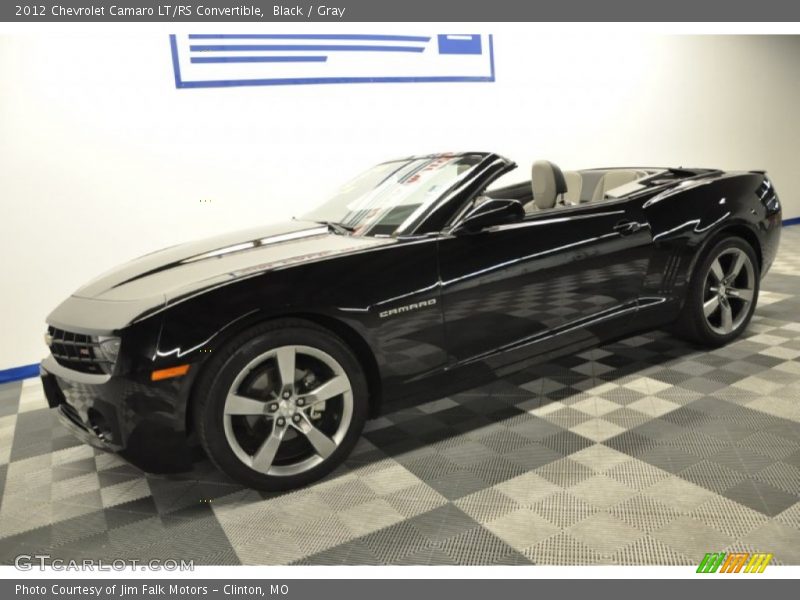 Black / Gray 2012 Chevrolet Camaro LT/RS Convertible