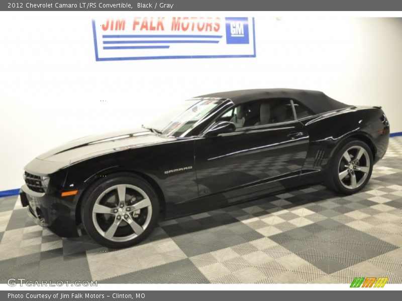 Black / Gray 2012 Chevrolet Camaro LT/RS Convertible