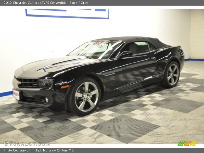 Black / Gray 2012 Chevrolet Camaro LT/RS Convertible