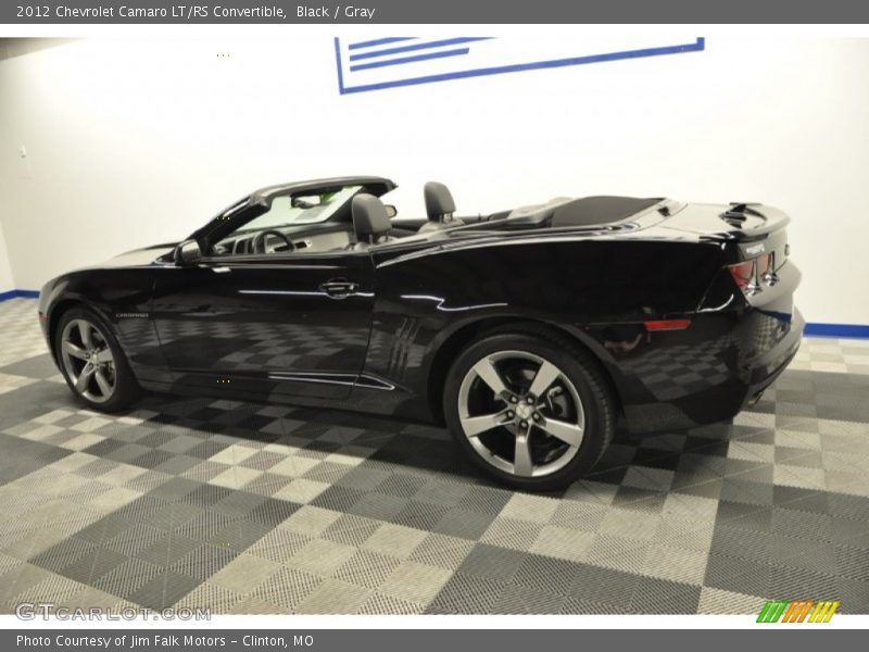Black / Gray 2012 Chevrolet Camaro LT/RS Convertible