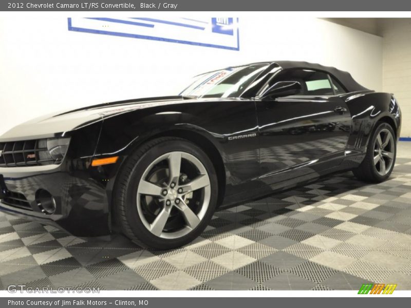 Black / Gray 2012 Chevrolet Camaro LT/RS Convertible