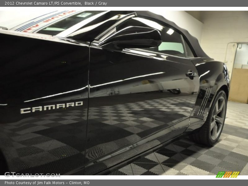 Black / Gray 2012 Chevrolet Camaro LT/RS Convertible