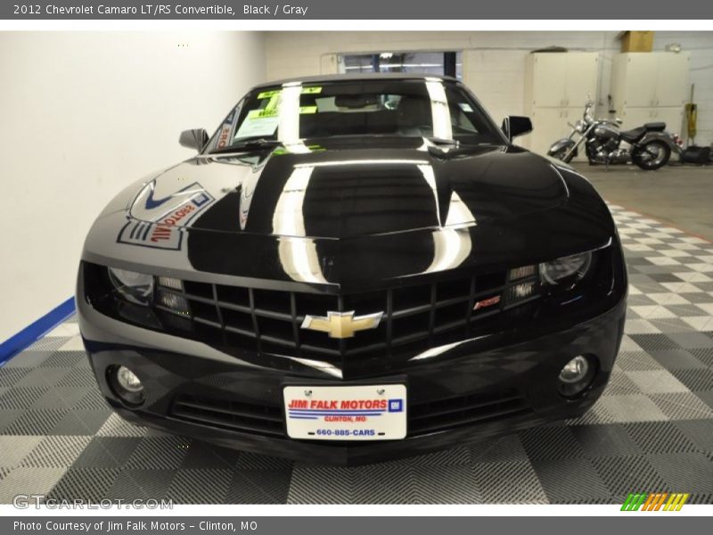 Black / Gray 2012 Chevrolet Camaro LT/RS Convertible