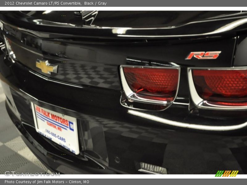 Black / Gray 2012 Chevrolet Camaro LT/RS Convertible