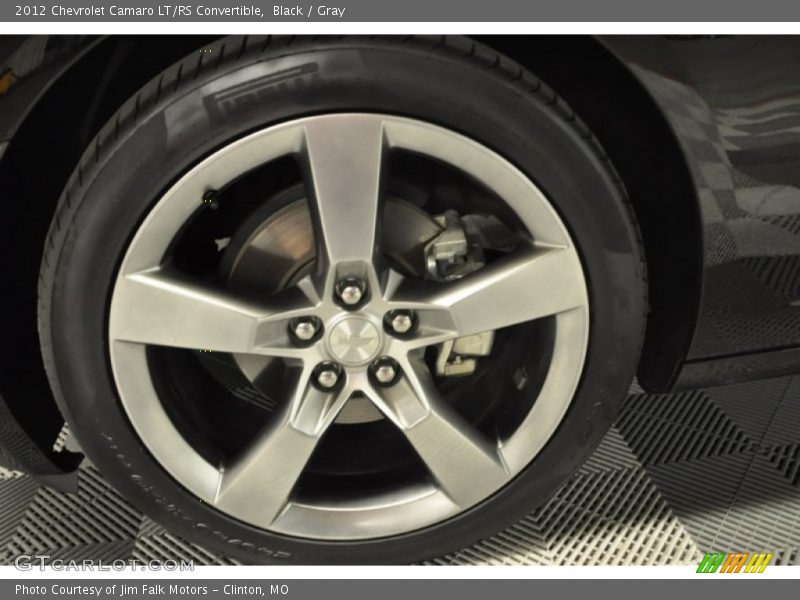Black / Gray 2012 Chevrolet Camaro LT/RS Convertible