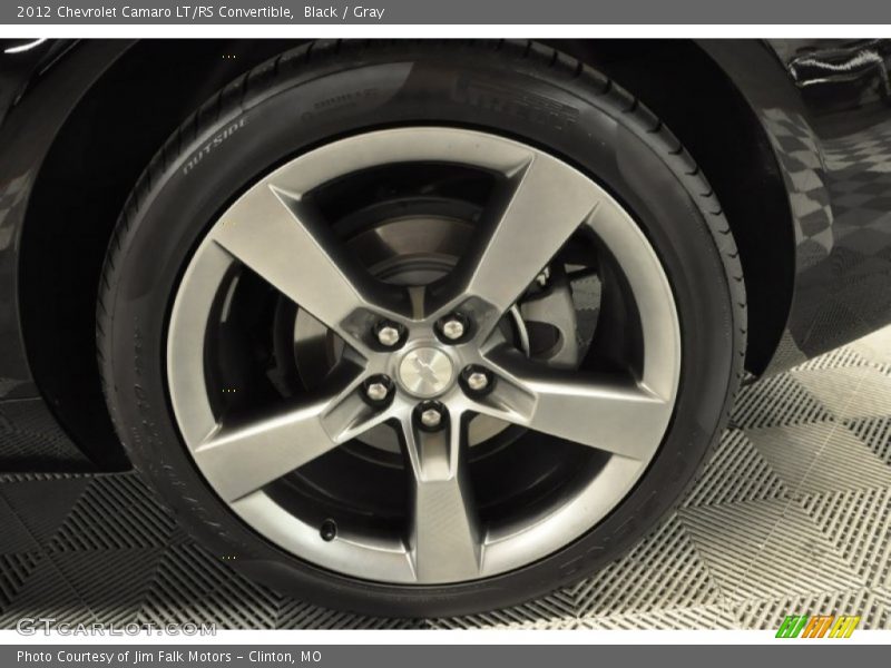 Black / Gray 2012 Chevrolet Camaro LT/RS Convertible