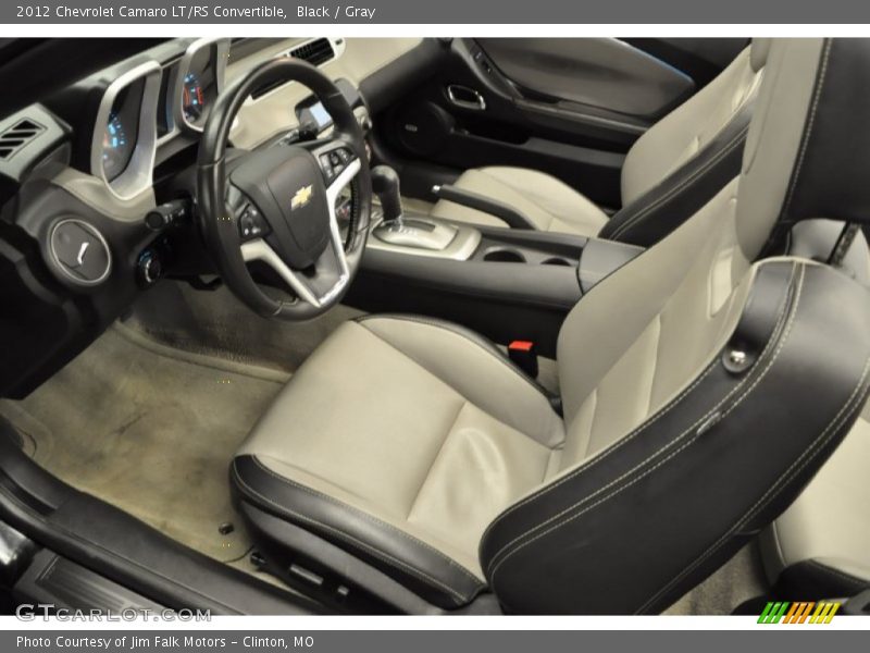 Black / Gray 2012 Chevrolet Camaro LT/RS Convertible