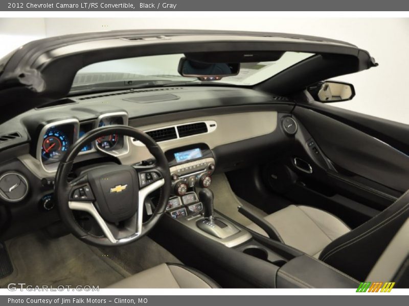 Black / Gray 2012 Chevrolet Camaro LT/RS Convertible