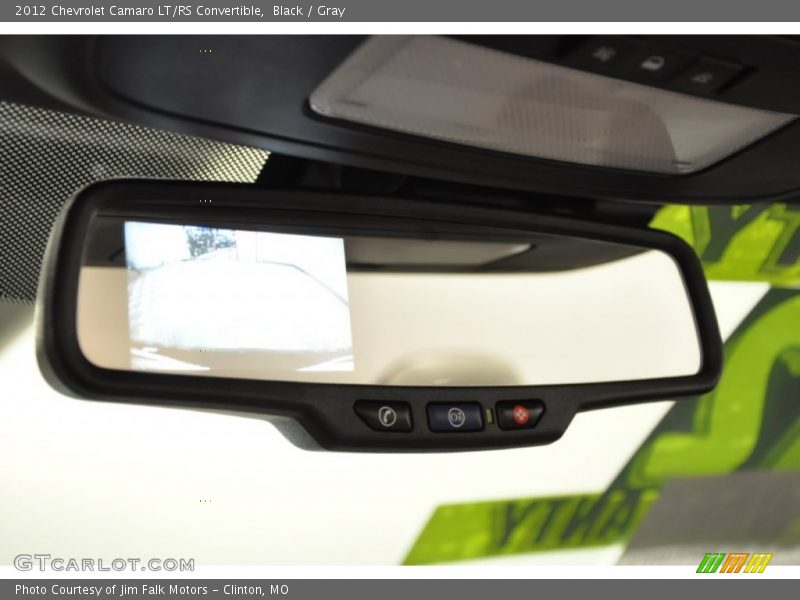 Black / Gray 2012 Chevrolet Camaro LT/RS Convertible