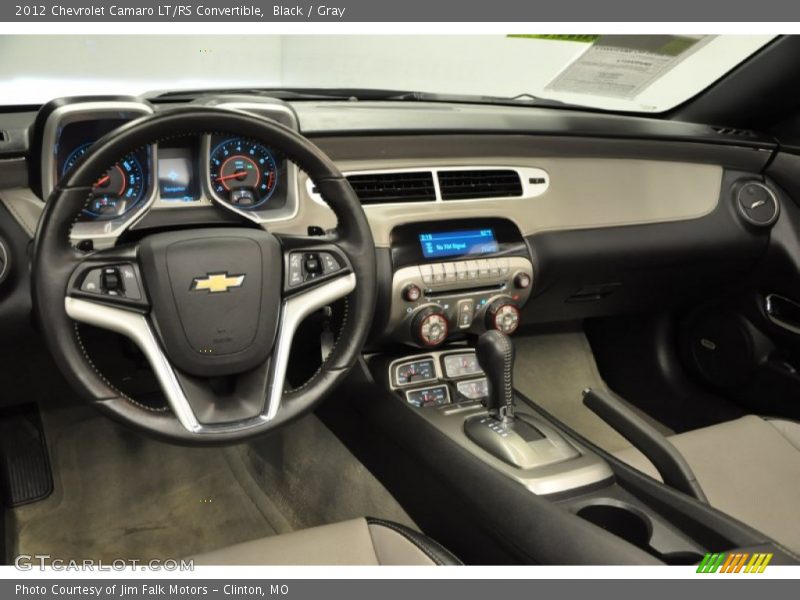 Black / Gray 2012 Chevrolet Camaro LT/RS Convertible