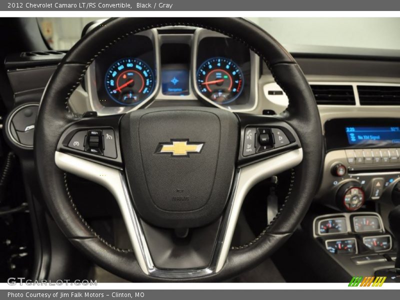 Black / Gray 2012 Chevrolet Camaro LT/RS Convertible