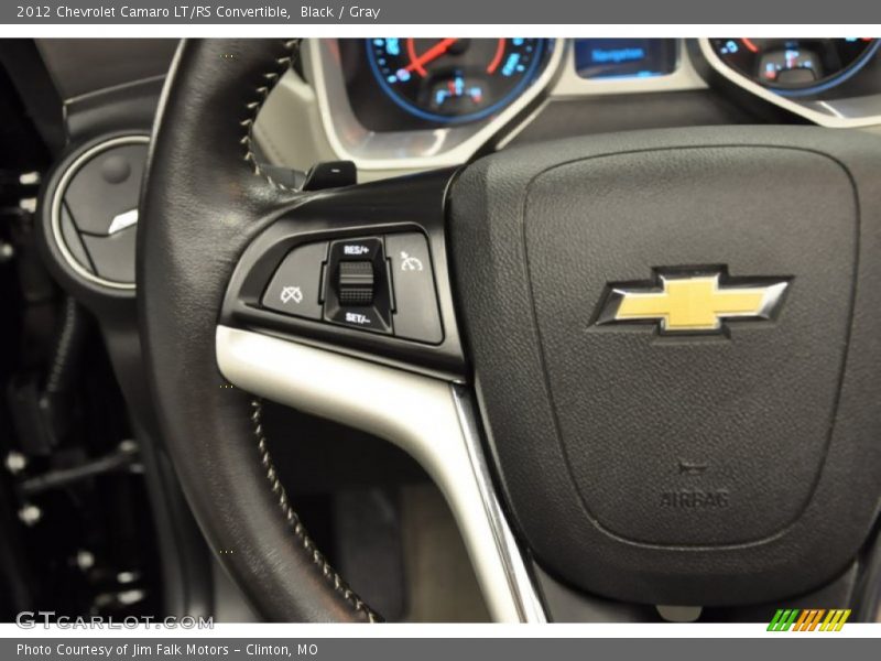 Black / Gray 2012 Chevrolet Camaro LT/RS Convertible