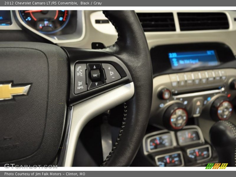 Black / Gray 2012 Chevrolet Camaro LT/RS Convertible