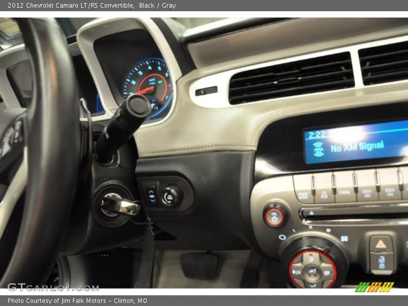 Black / Gray 2012 Chevrolet Camaro LT/RS Convertible