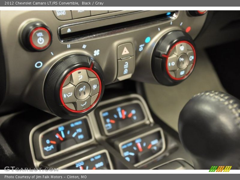 Black / Gray 2012 Chevrolet Camaro LT/RS Convertible