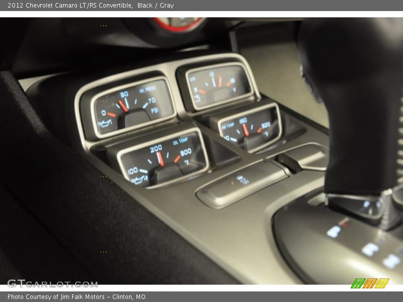 Black / Gray 2012 Chevrolet Camaro LT/RS Convertible