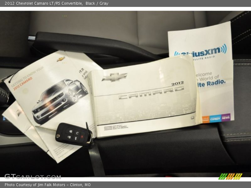 Black / Gray 2012 Chevrolet Camaro LT/RS Convertible